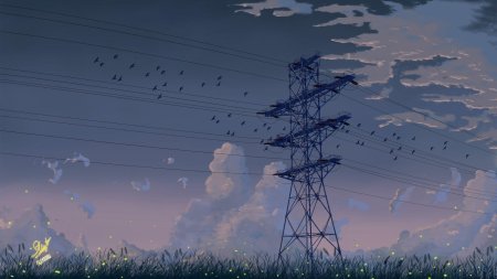 Аниме пейзажи на рабочий стол