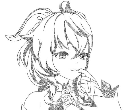 Геншин для срисовки