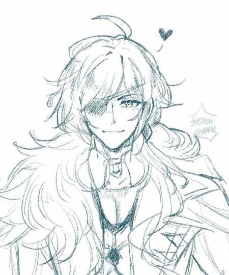 Геншин импакт раскраска