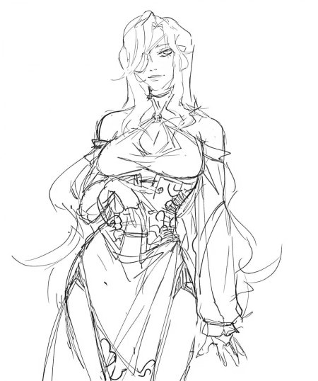 Геншин импакт раскраска