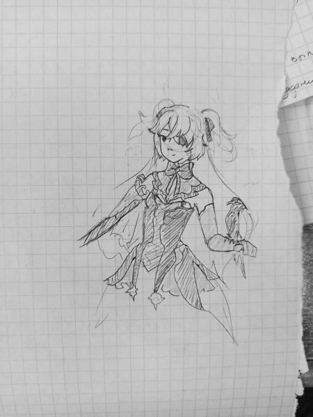 Рисунки геншин импакт