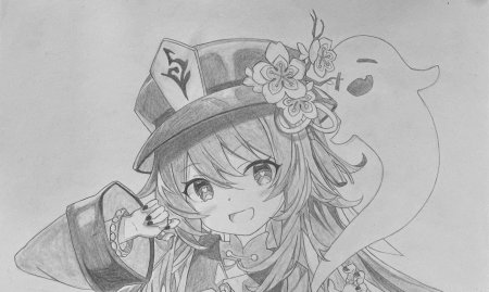 Геншин раскраска ху тао