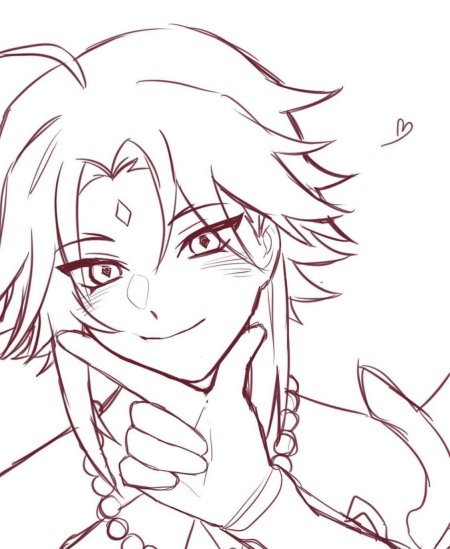 Персонажи геншин для срисовки