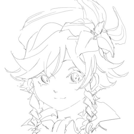 Аниме рисунки карандашом геншин