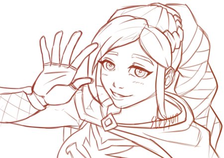 Скейч геншин