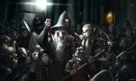 Эльфы против гномов хоббит