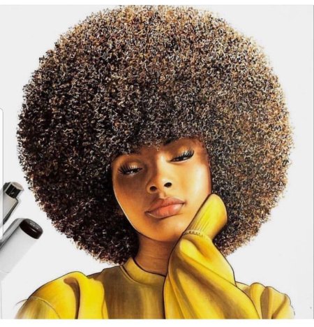 Волосы афро