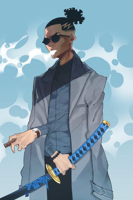 Темнокожий парень арт