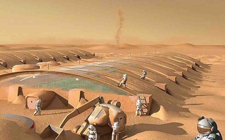Колония на марсе арт