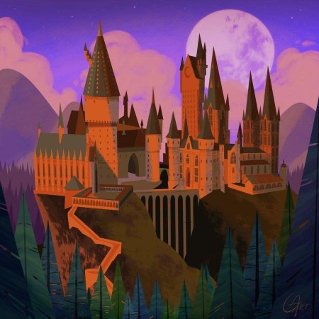 Замок хогвартс из гарри поттера