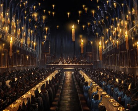 Гарри поттер зал хогвартса