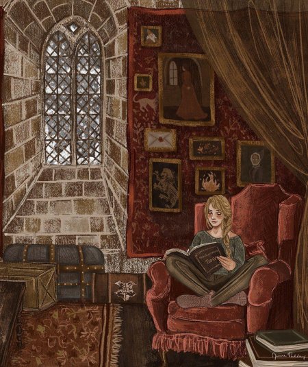 Гостиная гриффиндора из гарри поттера