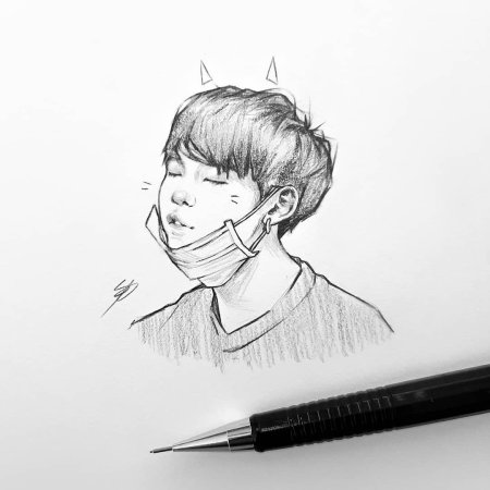 Скетчи бтс шуга