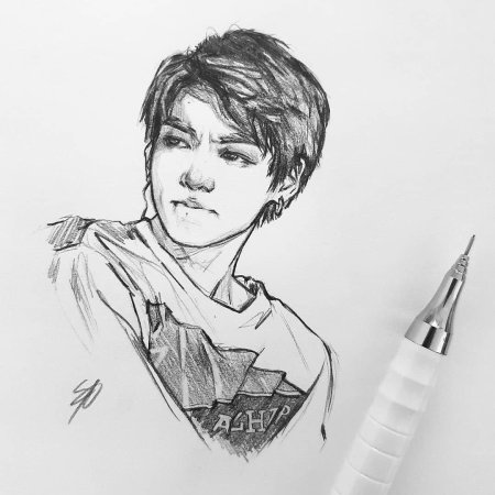 Бтс скетчи чонгук