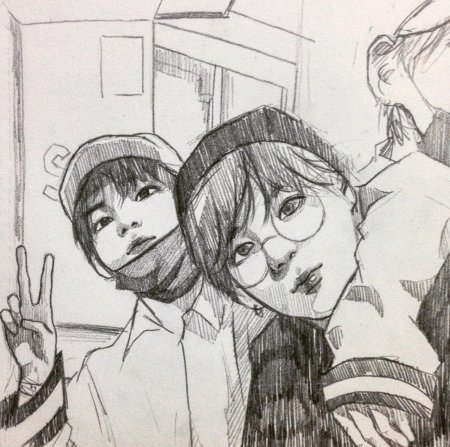 Аниме бтс для срисовки