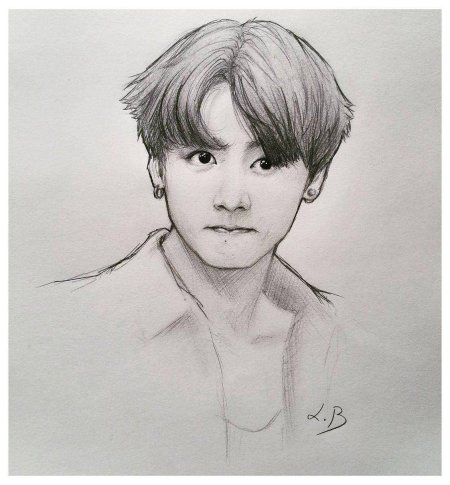 Портрет бтс jungkook