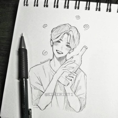 Рисунки бтс для срисовки