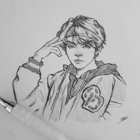 Никки скетч бтс