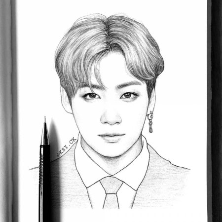 Бтс для срисовки чонгук