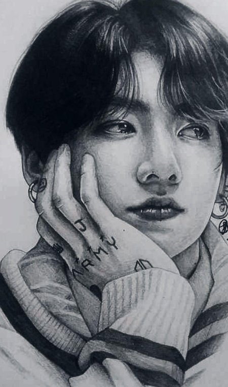 Чон чонгук для срисовки