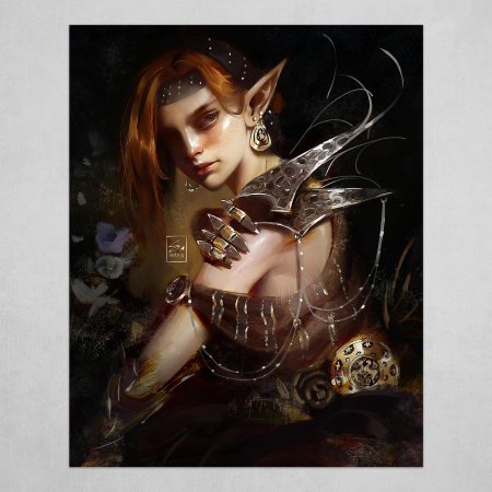 Арт эльфийка