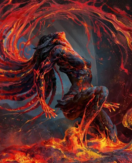 Ксафан огненный демон