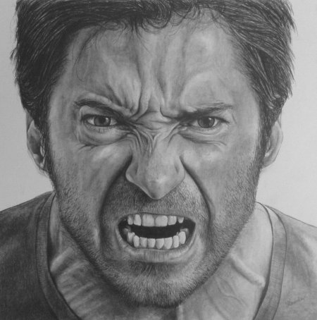 Хью джекман портрет