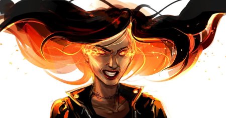 Девушка ярость арт