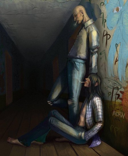 Дом в котором слепой и сфинкс