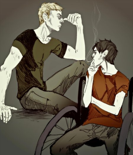 Дом в котором курильщик и черный слэш