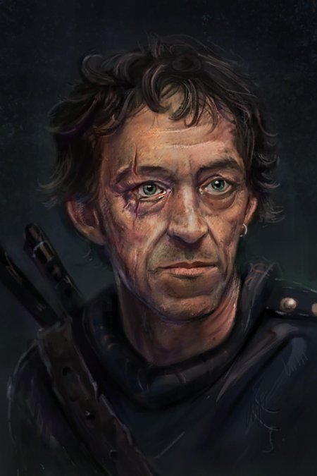 Сталкер наёмник шрам арт