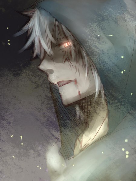 Аниме беловолосый демон