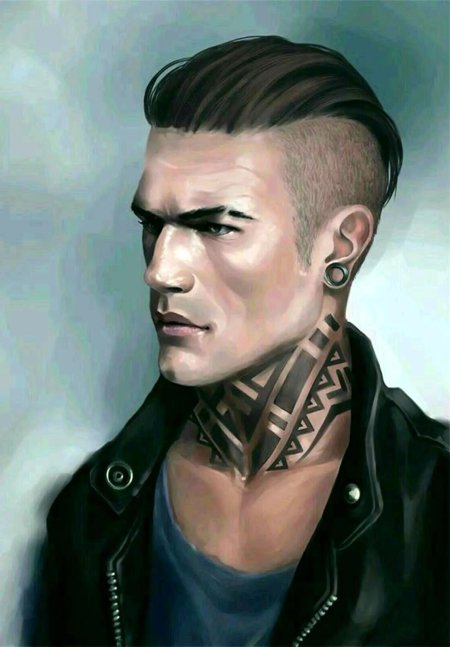 Стрижка киберпанк мужская