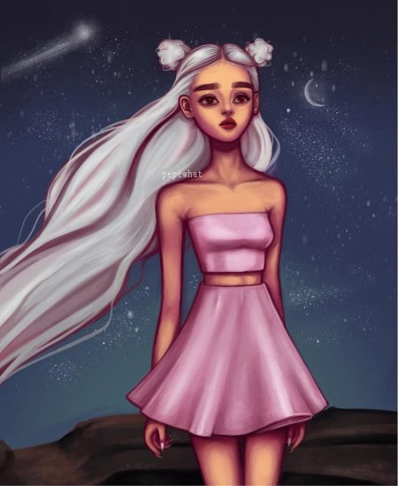 Ариана гранде мультяшная