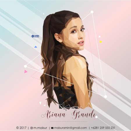 Ариана гранде в профиль