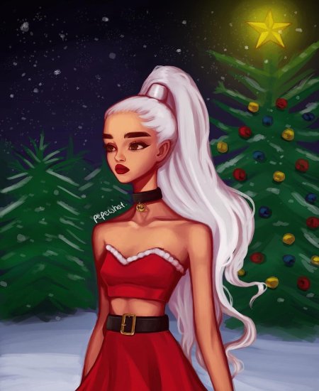 Ариана гранде мультяшная