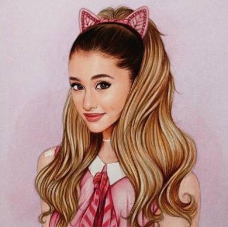 Ариана гранде мультяшная
