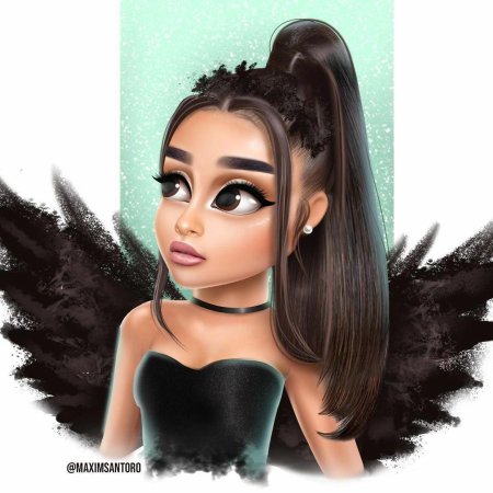 Мультяшна ариана гранде