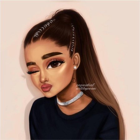 Мультяшна ариана гранде