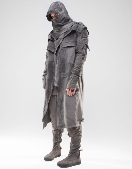 Плащ мужской постапокалипсис