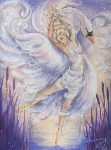 Рисунок к балету чайковского лебединое озеро