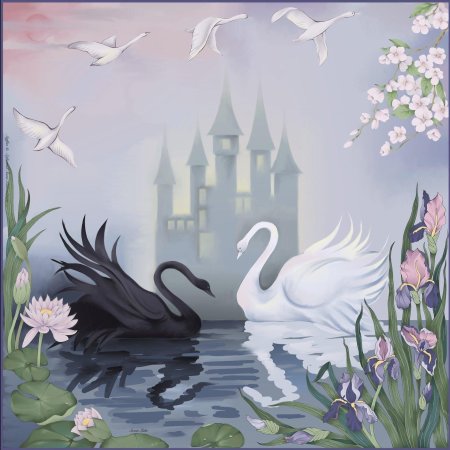 Лебединое озеро картина