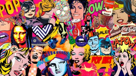 Коллаж в стиле поп арт