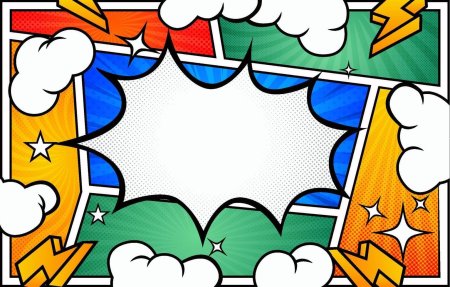 Фон в стиле комиксов