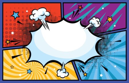 В стиле комикс