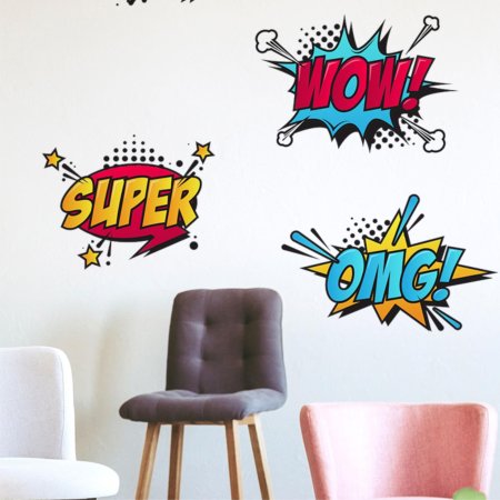 Наклейка интерьерная на стену