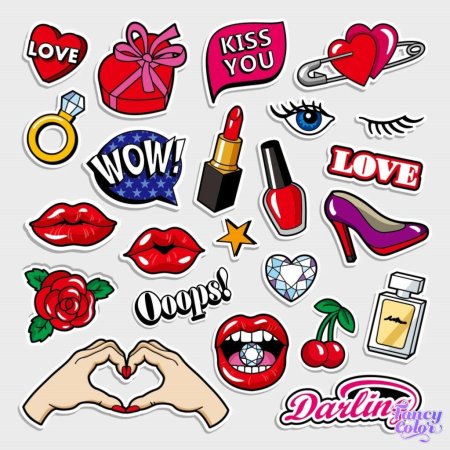 Надписи в стиле поп арт