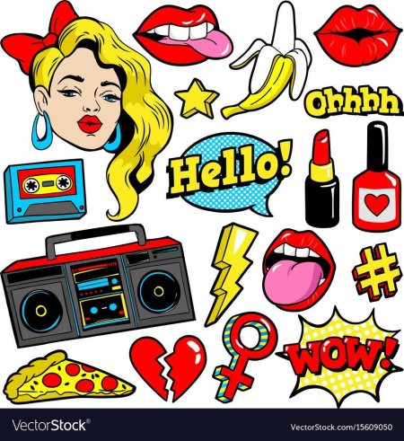 Наклейки в стиле -х