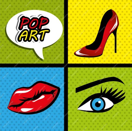 Pop art style