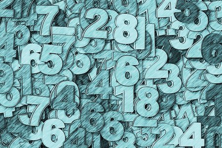 Фон с цифрами